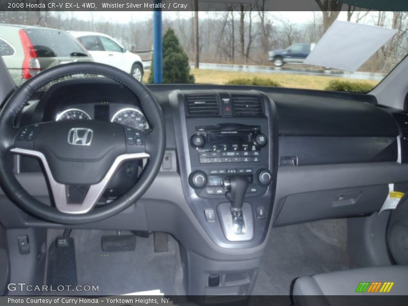 Whistler Silver Metallic / Gray 2008 Honda CR-V EX-L 4WD