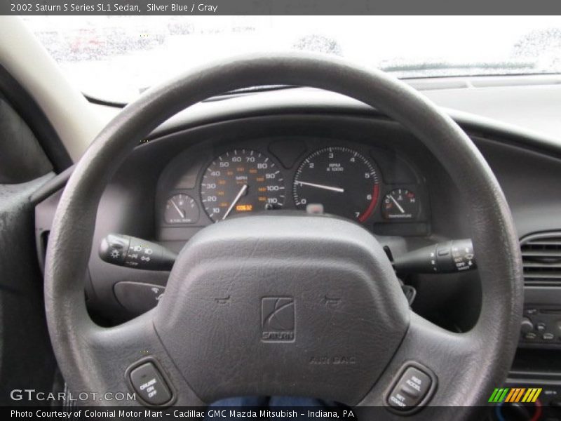 Silver Blue / Gray 2002 Saturn S Series SL1 Sedan