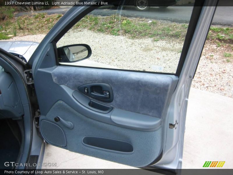 Light Adriadic Blue Metallic / Blue 1997 Chevrolet Lumina LS