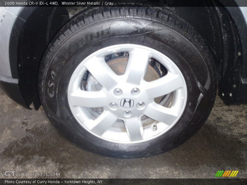 Whistler Silver Metallic / Gray 2008 Honda CR-V EX-L 4WD