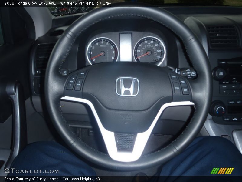Whistler Silver Metallic / Gray 2008 Honda CR-V EX-L 4WD