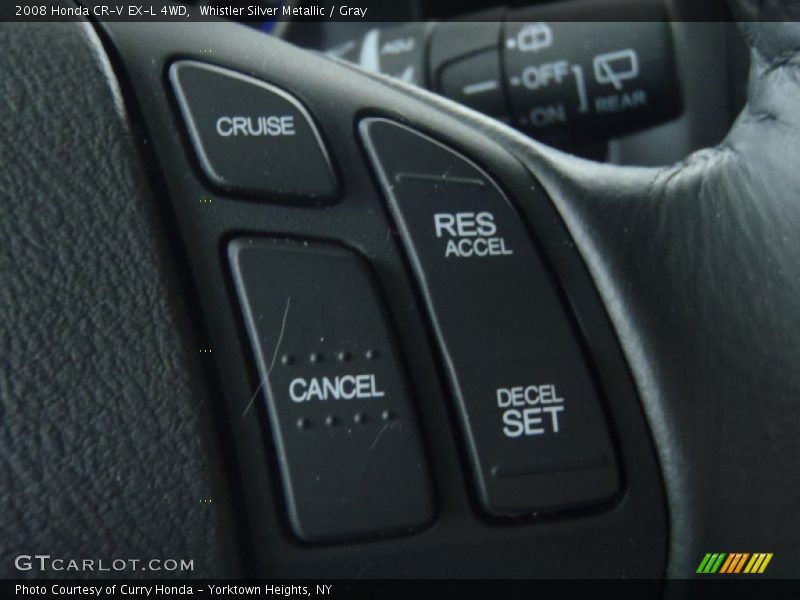 Whistler Silver Metallic / Gray 2008 Honda CR-V EX-L 4WD