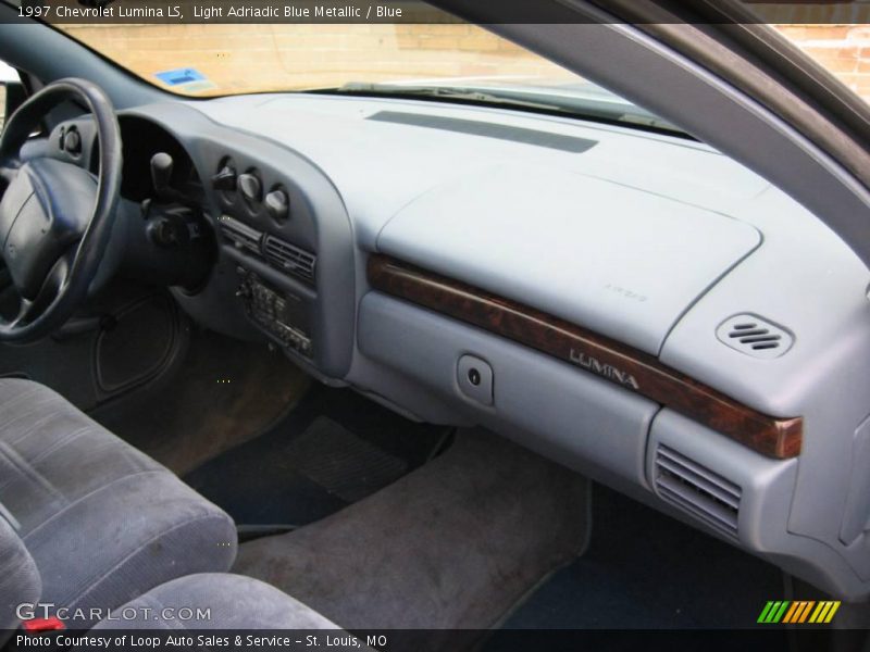 Light Adriadic Blue Metallic / Blue 1997 Chevrolet Lumina LS