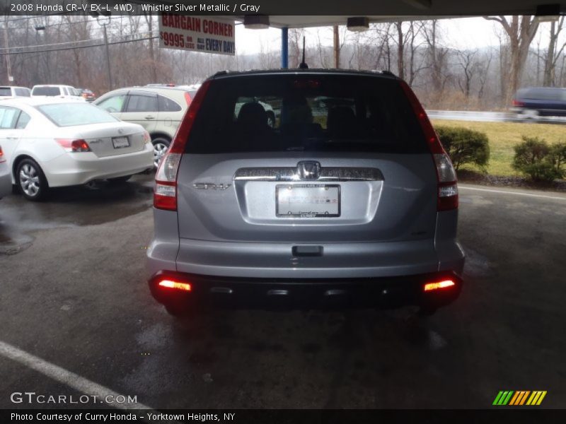 Whistler Silver Metallic / Gray 2008 Honda CR-V EX-L 4WD