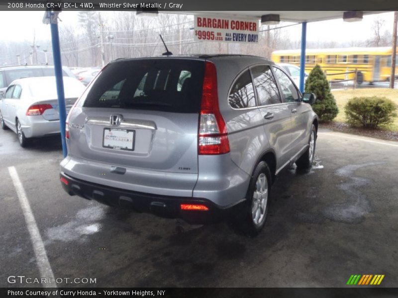 Whistler Silver Metallic / Gray 2008 Honda CR-V EX-L 4WD