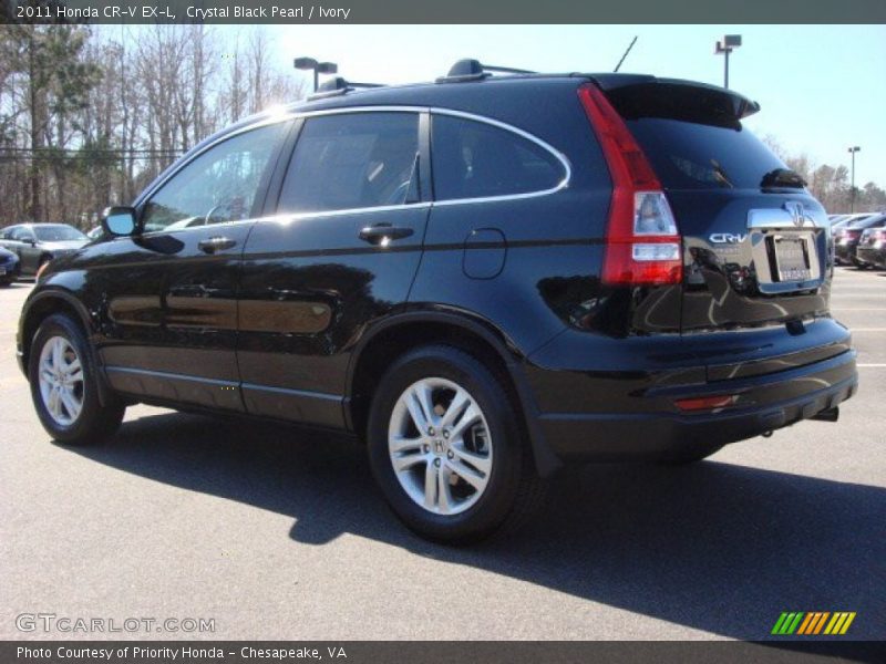 Crystal Black Pearl / Ivory 2011 Honda CR-V EX-L