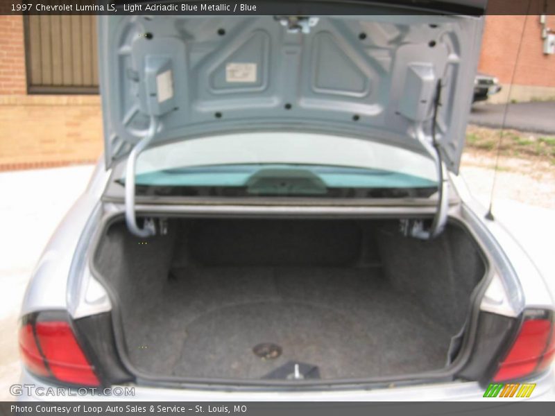 Light Adriadic Blue Metallic / Blue 1997 Chevrolet Lumina LS