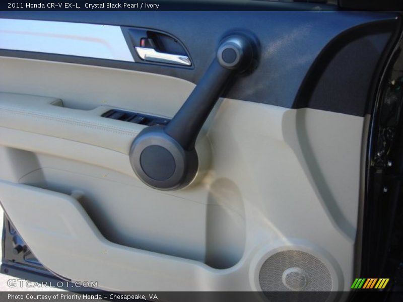 Crystal Black Pearl / Ivory 2011 Honda CR-V EX-L
