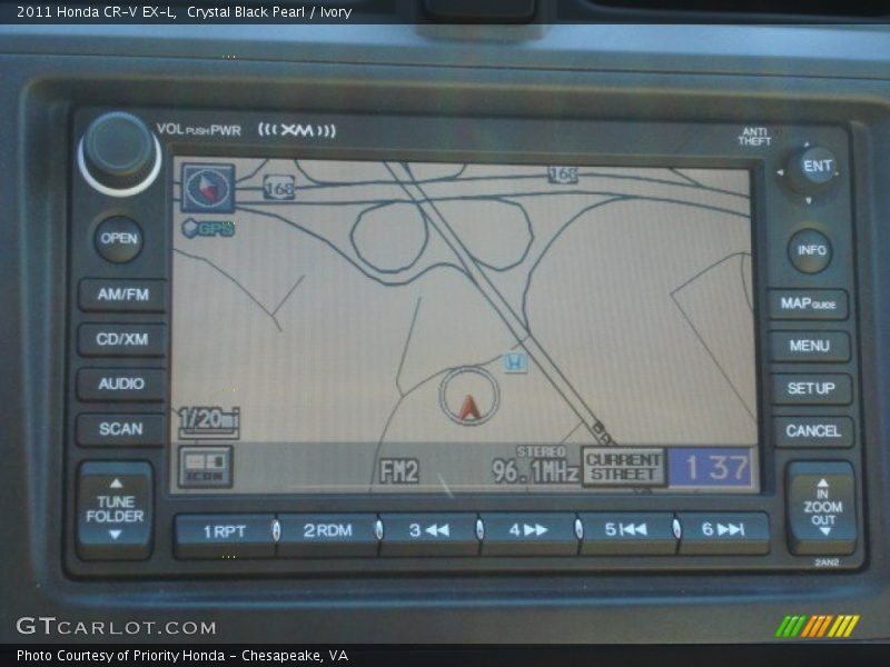 Crystal Black Pearl / Ivory 2011 Honda CR-V EX-L