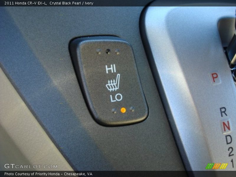 Crystal Black Pearl / Ivory 2011 Honda CR-V EX-L