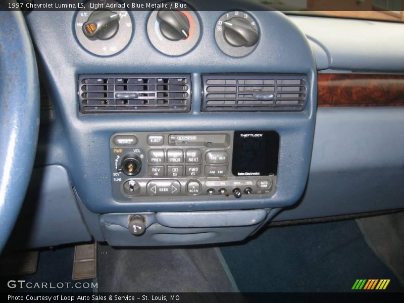 Light Adriadic Blue Metallic / Blue 1997 Chevrolet Lumina LS