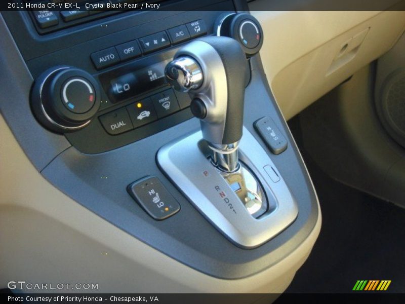 Crystal Black Pearl / Ivory 2011 Honda CR-V EX-L