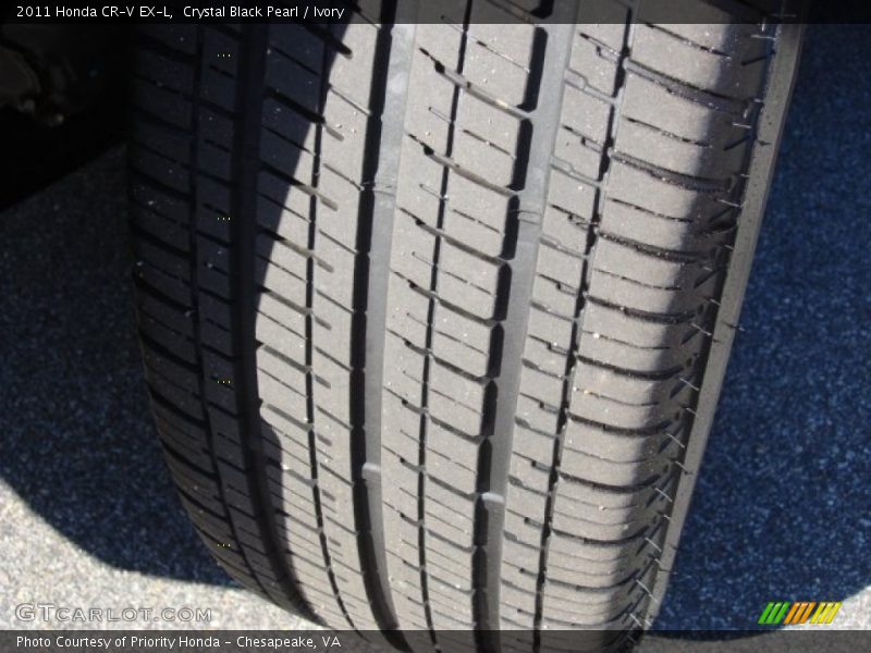Crystal Black Pearl / Ivory 2011 Honda CR-V EX-L
