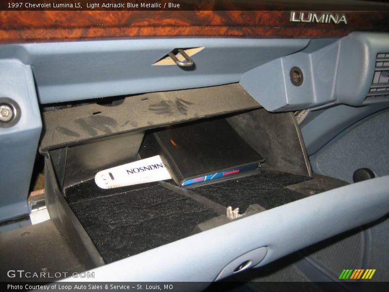 Light Adriadic Blue Metallic / Blue 1997 Chevrolet Lumina LS