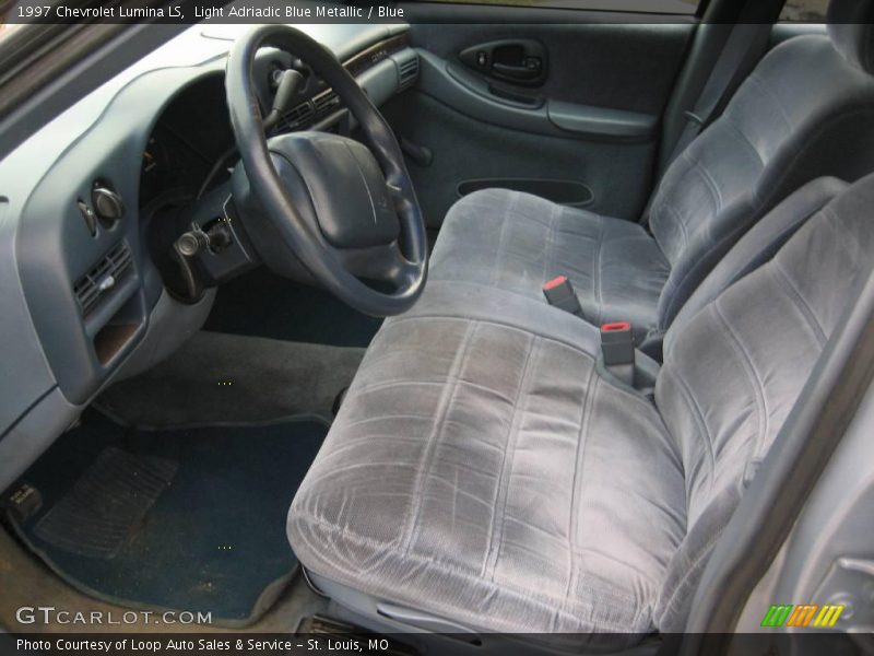 Light Adriadic Blue Metallic / Blue 1997 Chevrolet Lumina LS