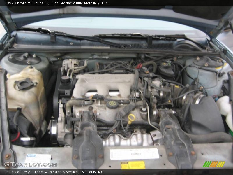 Light Adriadic Blue Metallic / Blue 1997 Chevrolet Lumina LS