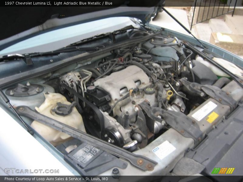 Light Adriadic Blue Metallic / Blue 1997 Chevrolet Lumina LS