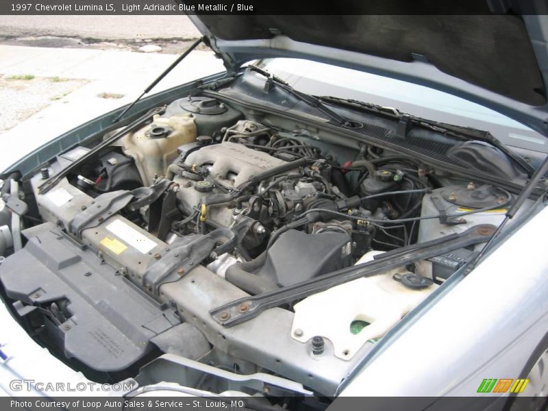 Light Adriadic Blue Metallic / Blue 1997 Chevrolet Lumina LS