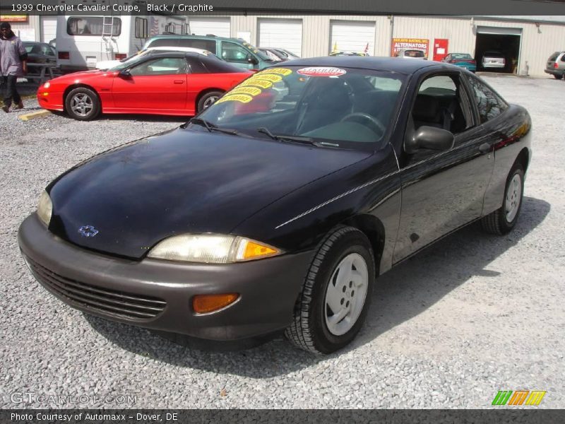 Black / Graphite 1999 Chevrolet Cavalier Coupe
