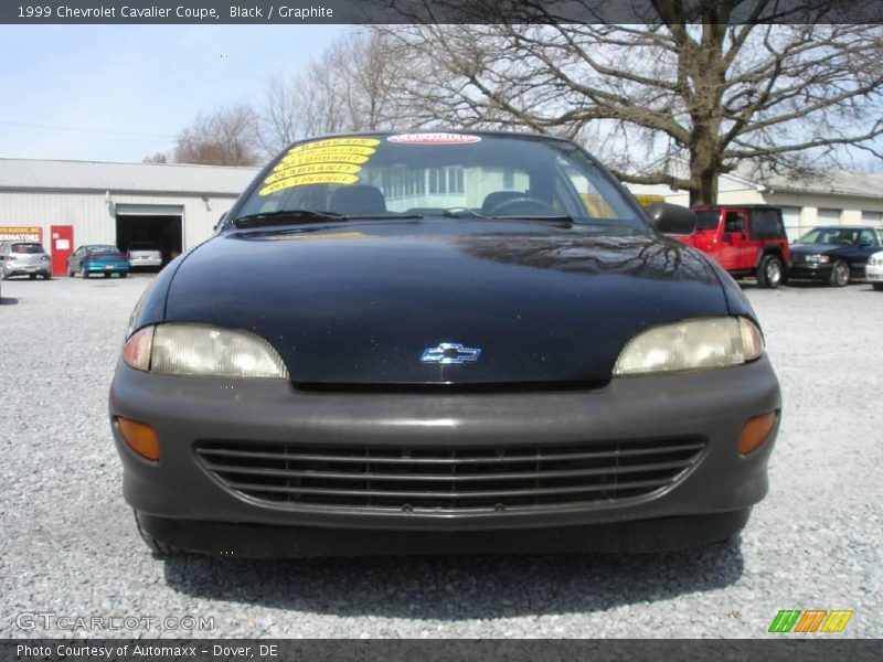Black / Graphite 1999 Chevrolet Cavalier Coupe