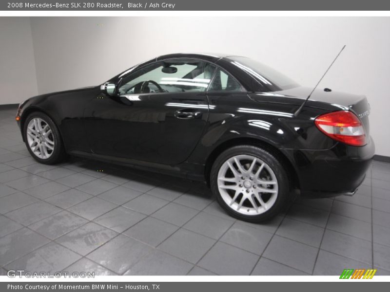 Black / Ash Grey 2008 Mercedes-Benz SLK 280 Roadster