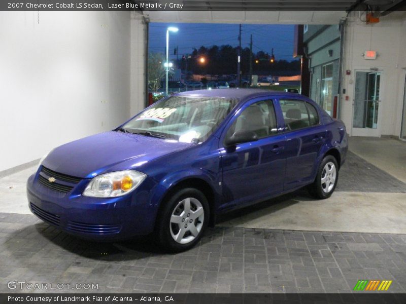 Laser Blue Metallic / Gray 2007 Chevrolet Cobalt LS Sedan