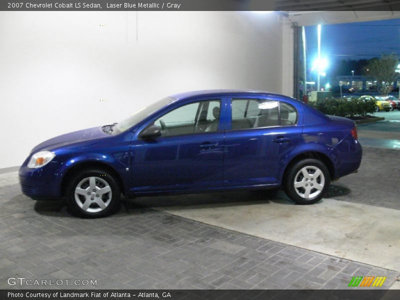 Laser Blue Metallic / Gray 2007 Chevrolet Cobalt LS Sedan