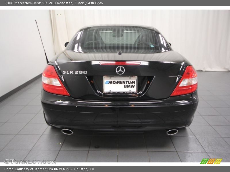 Black / Ash Grey 2008 Mercedes-Benz SLK 280 Roadster