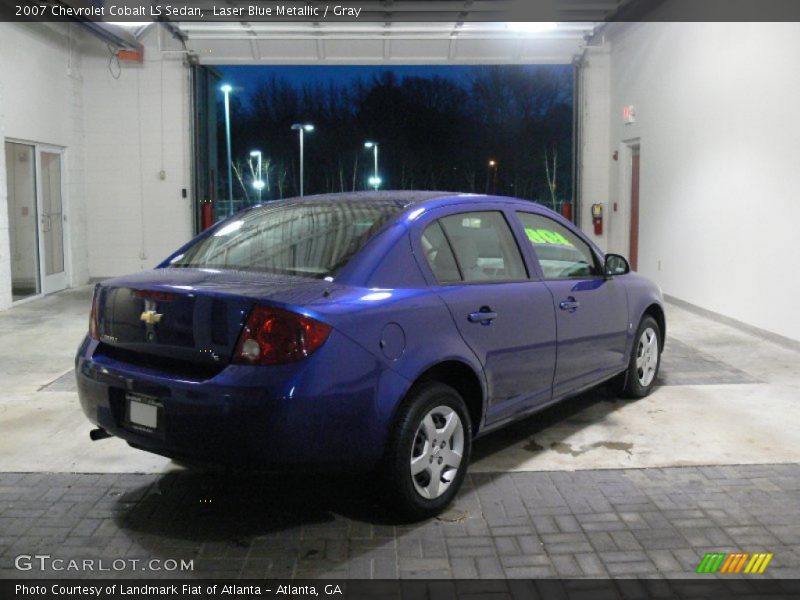 Laser Blue Metallic / Gray 2007 Chevrolet Cobalt LS Sedan