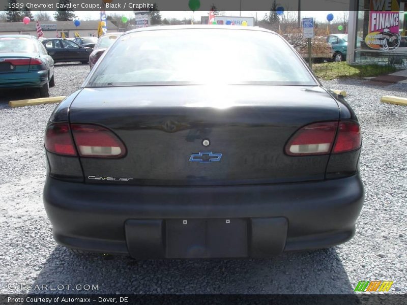 Black / Graphite 1999 Chevrolet Cavalier Coupe