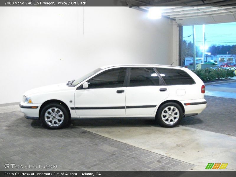 White / Off Black 2000 Volvo V40 1.9T Wagon