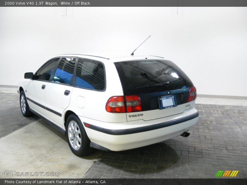 White / Off Black 2000 Volvo V40 1.9T Wagon