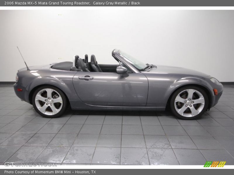 Galaxy Gray Metallic / Black 2006 Mazda MX-5 Miata Grand Touring Roadster