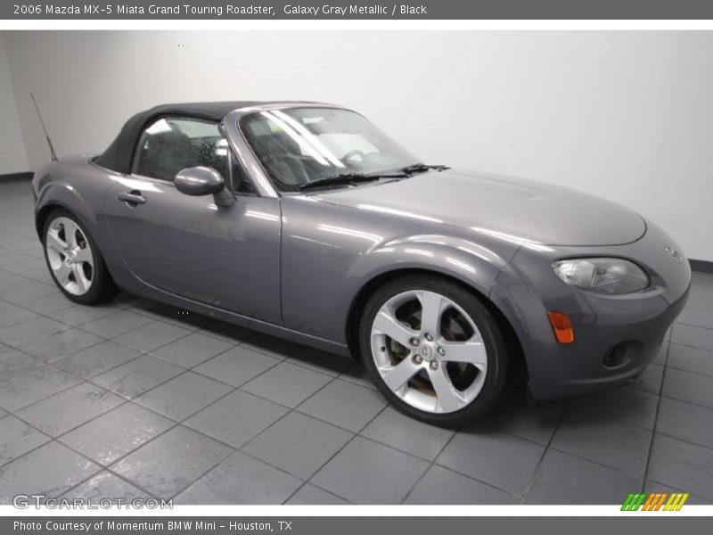 Galaxy Gray Metallic / Black 2006 Mazda MX-5 Miata Grand Touring Roadster