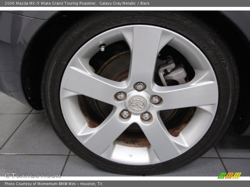 Galaxy Gray Metallic / Black 2006 Mazda MX-5 Miata Grand Touring Roadster