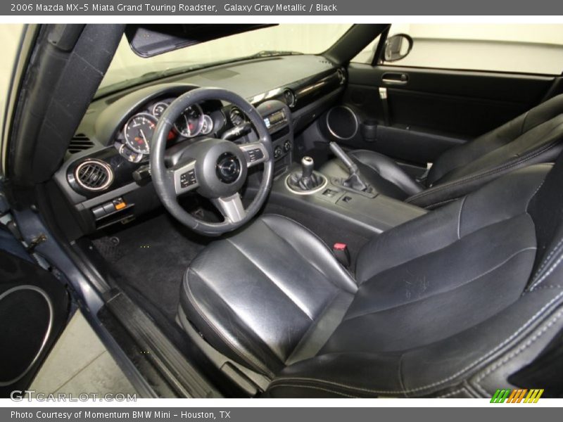 Galaxy Gray Metallic / Black 2006 Mazda MX-5 Miata Grand Touring Roadster