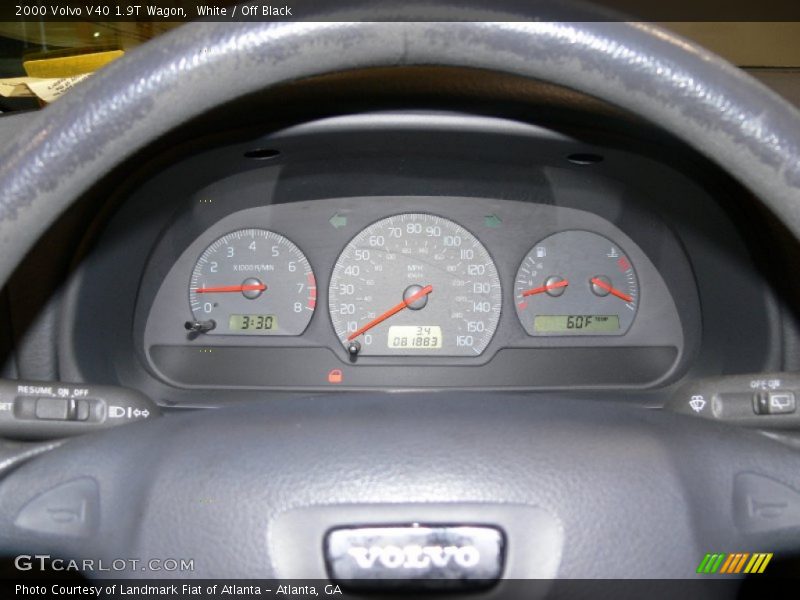 White / Off Black 2000 Volvo V40 1.9T Wagon