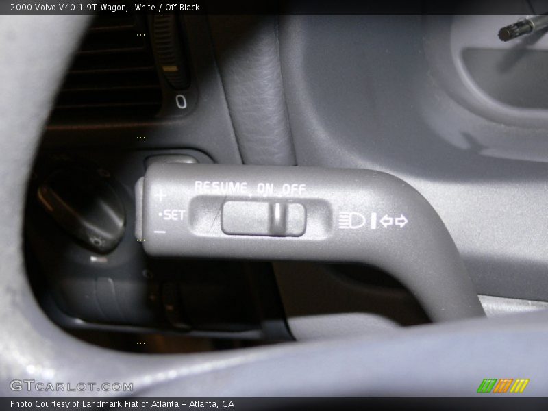White / Off Black 2000 Volvo V40 1.9T Wagon