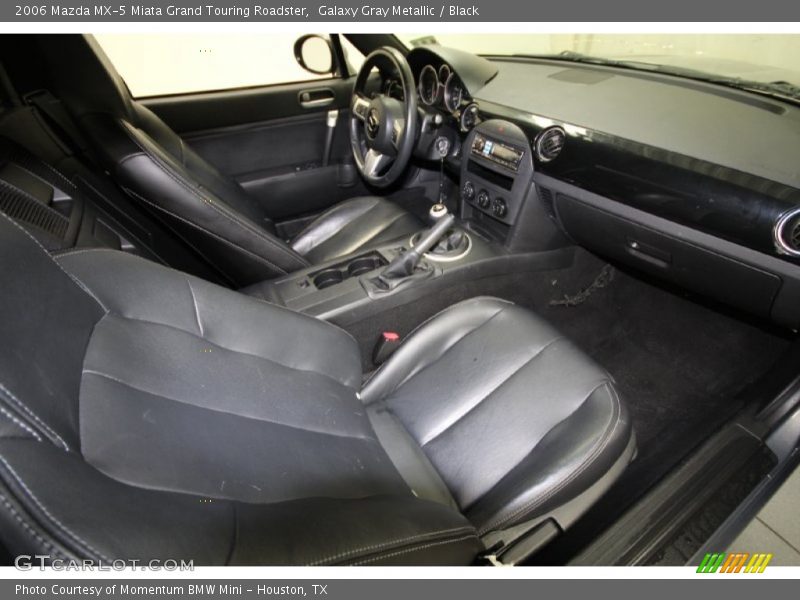 Galaxy Gray Metallic / Black 2006 Mazda MX-5 Miata Grand Touring Roadster