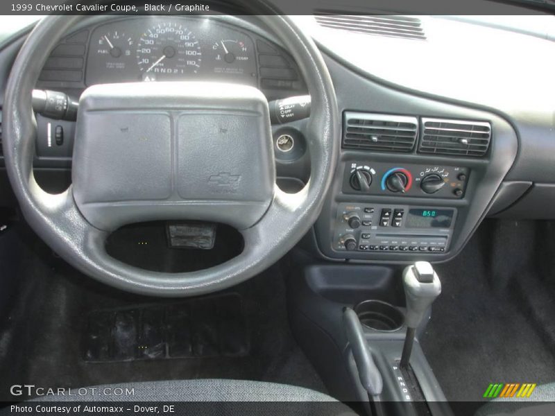 Black / Graphite 1999 Chevrolet Cavalier Coupe
