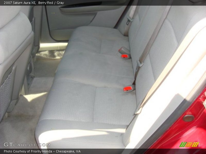 Berry Red / Gray 2007 Saturn Aura XE
