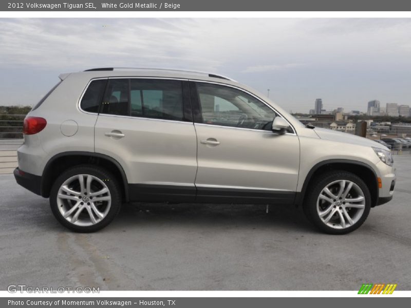  2012 Tiguan SEL White Gold Metallic
