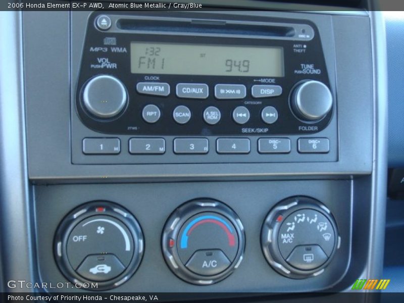 Controls of 2006 Element EX-P AWD