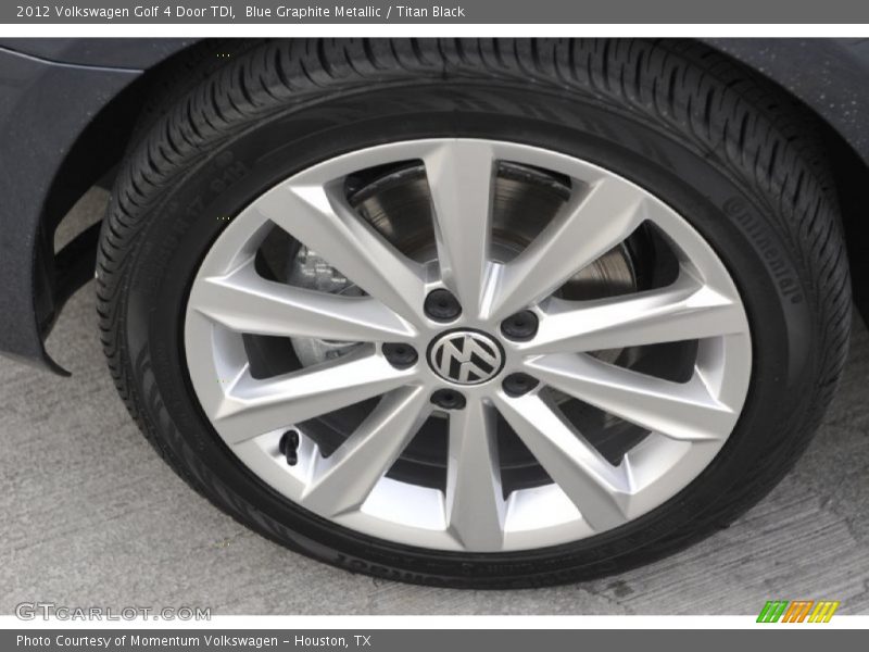 Blue Graphite Metallic / Titan Black 2012 Volkswagen Golf 4 Door TDI