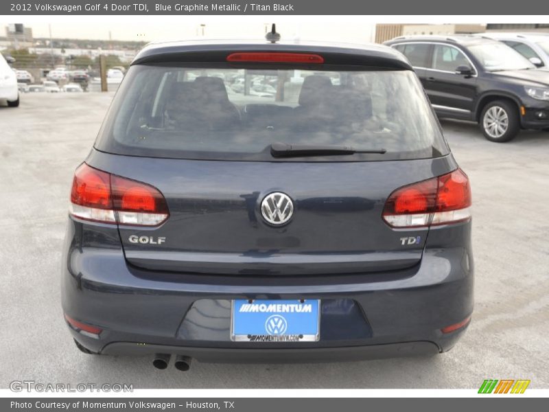 Blue Graphite Metallic / Titan Black 2012 Volkswagen Golf 4 Door TDI