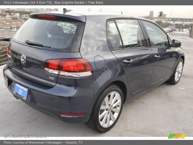 Blue Graphite Metallic / Titan Black 2012 Volkswagen Golf 4 Door TDI