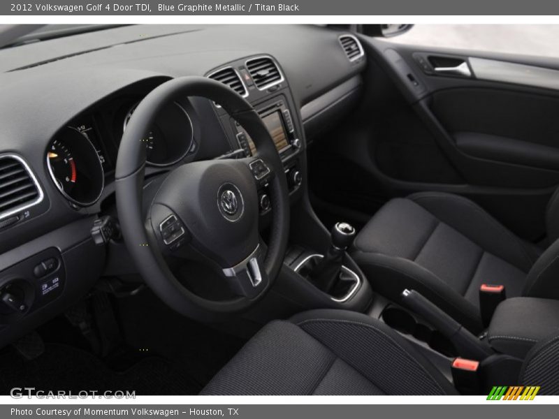 Blue Graphite Metallic / Titan Black 2012 Volkswagen Golf 4 Door TDI