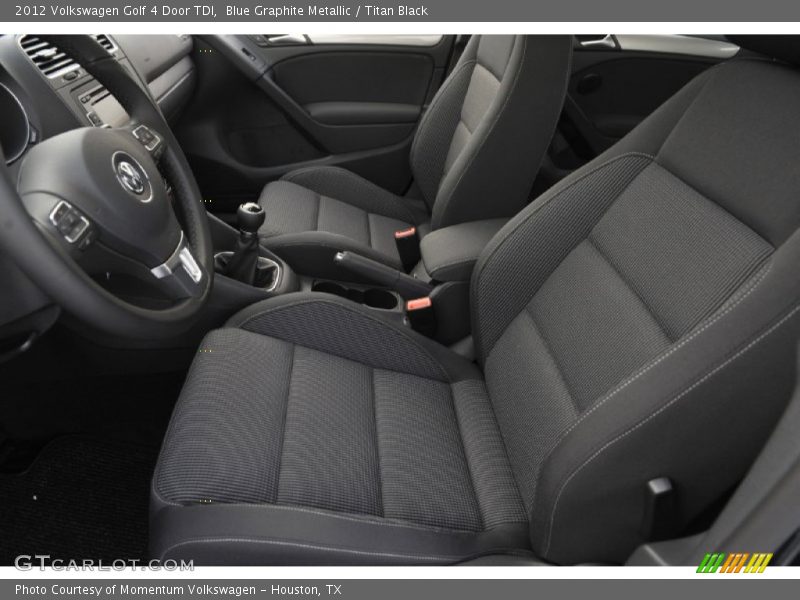 Blue Graphite Metallic / Titan Black 2012 Volkswagen Golf 4 Door TDI