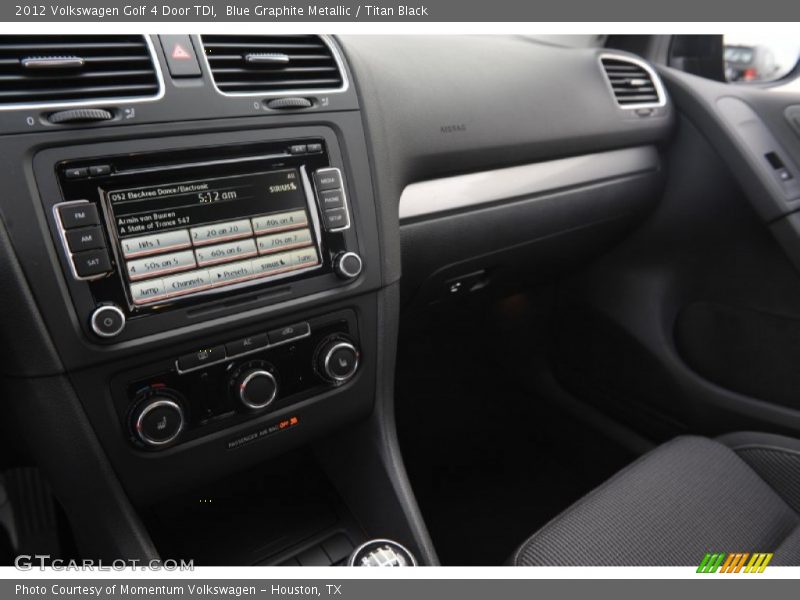 Blue Graphite Metallic / Titan Black 2012 Volkswagen Golf 4 Door TDI