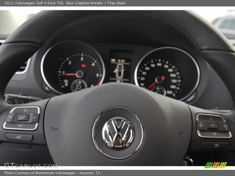 Blue Graphite Metallic / Titan Black 2012 Volkswagen Golf 4 Door TDI